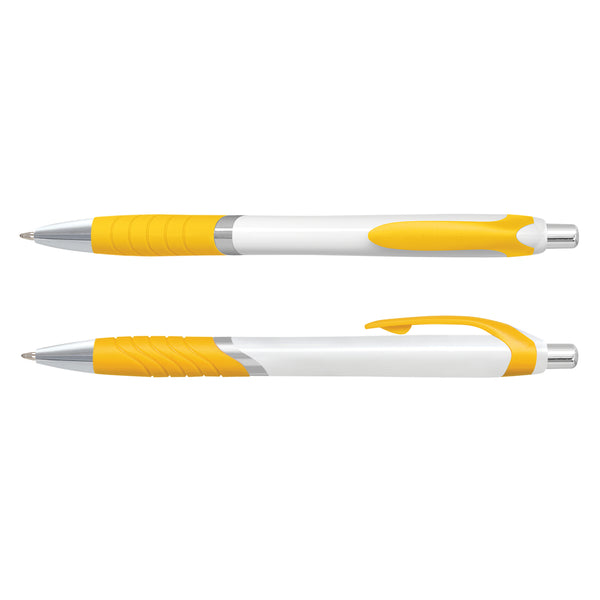 Quartz Jet Pen - White Barrel (Yellow)