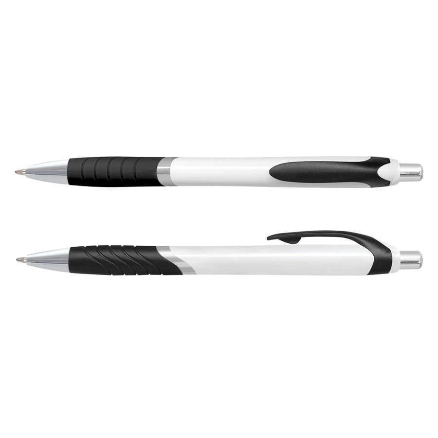 Quartz Jet Pen - White Barrel (Black)