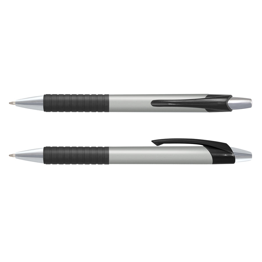 Quill Cleo Pen - Coloured Barrel (Silver)