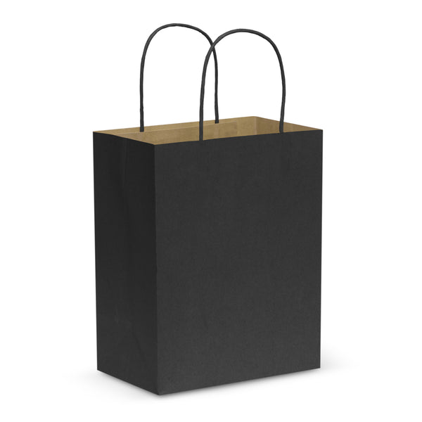 Kraft Paper Carry Bag - Medium (Black)