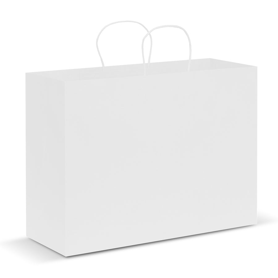 Kraft Paper Carry Bag - Extra Large (White)
