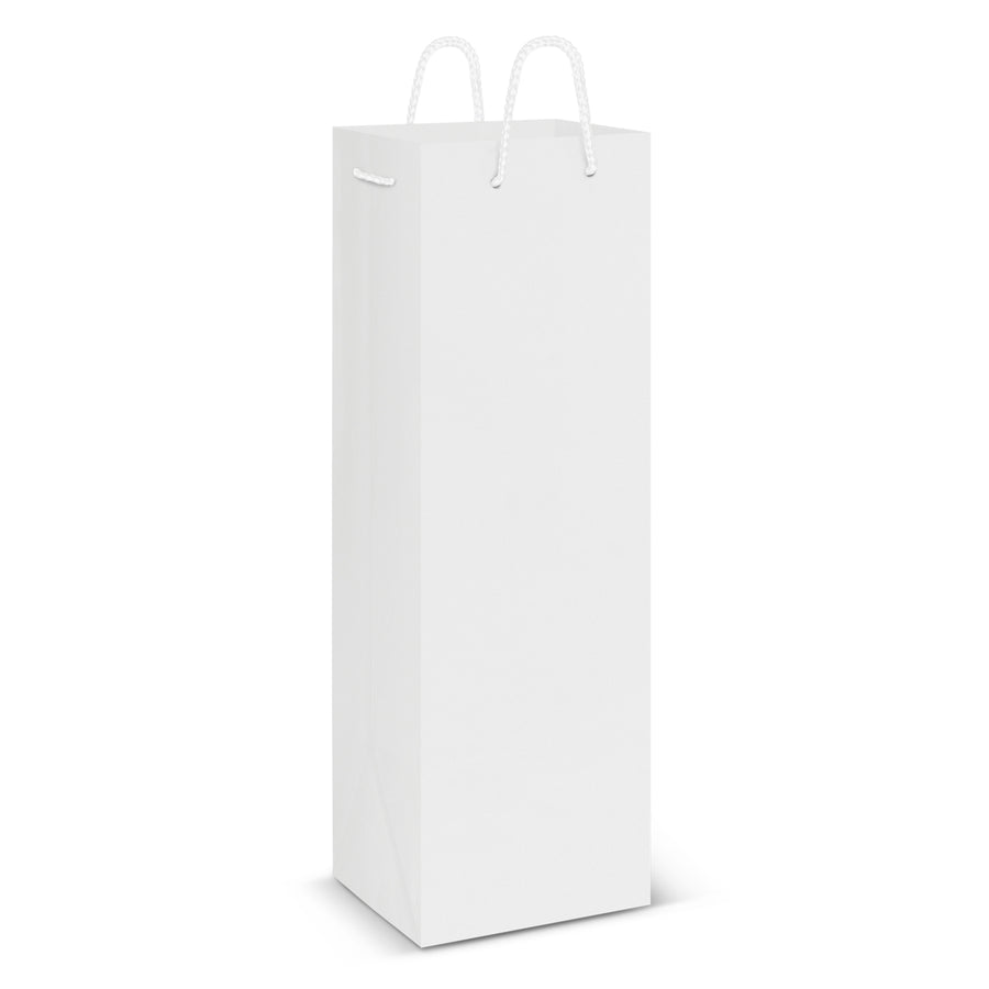 Harbour Laminated Wine Bag (White)