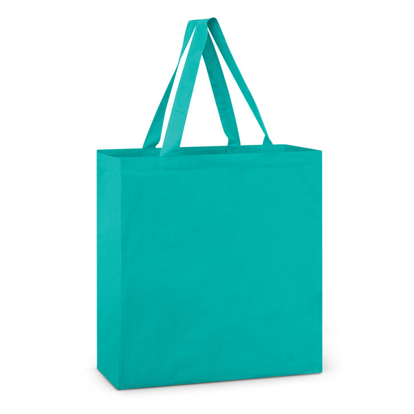 Canvas Cotton Tote Bag - Colours (Teal)