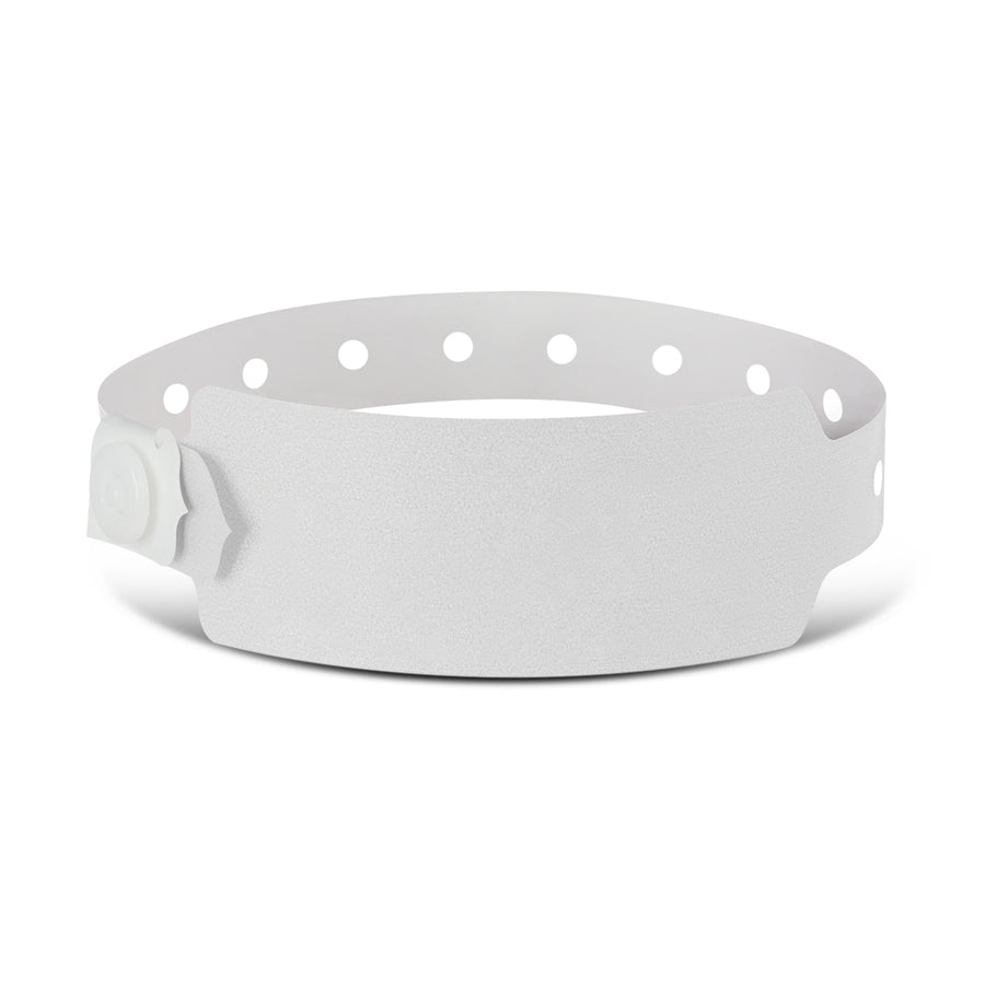 Snap Event Wrist Band (White)