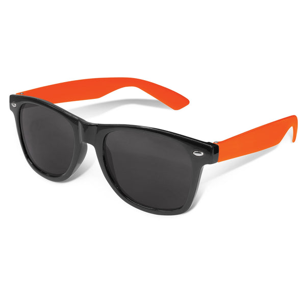 Coastal Premium Sunglasses - Black Frame (Orange)
