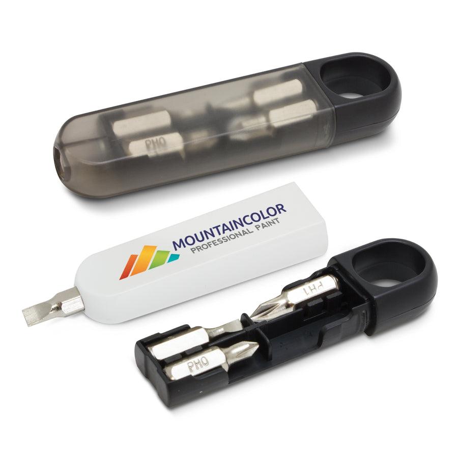 Compact Mini Screwdriver Set (Translucent Black)