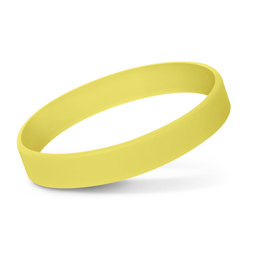 Glow Silicone Wrist Band - Glow in the Dark (Yellow)