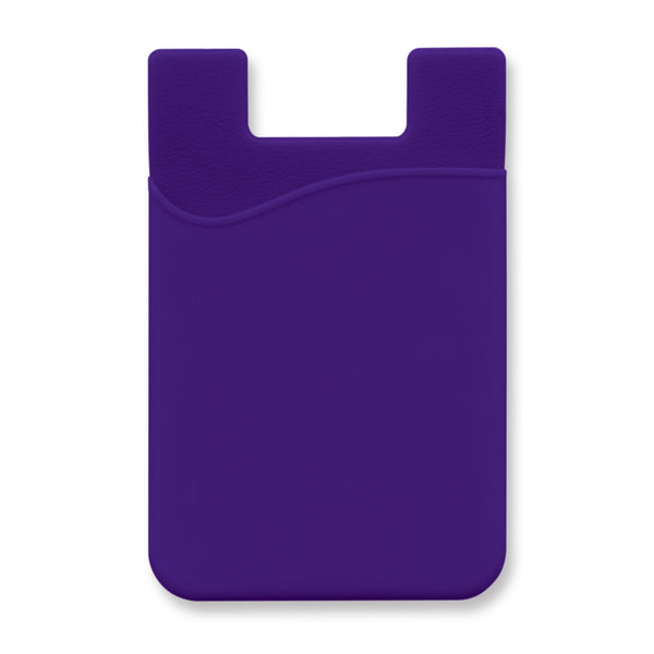 Quartz Silicone Phone Wallet - Full Colour (Purple)