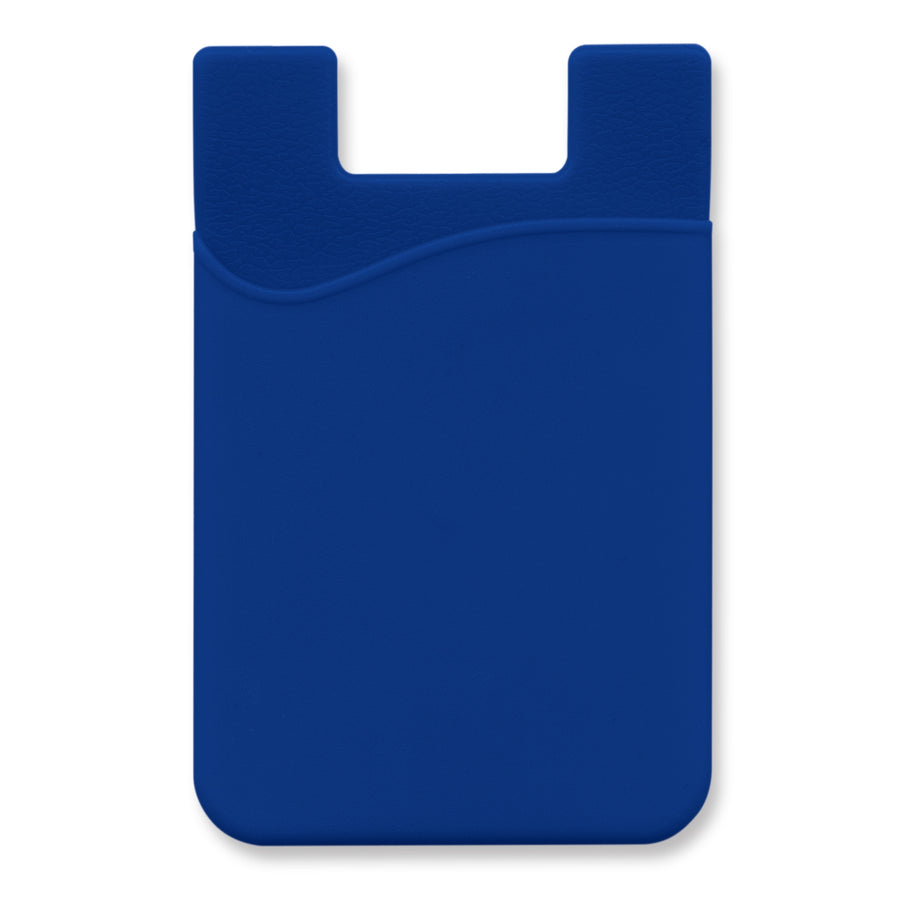 Cipher Silicone Phone Wallet - Indent (Dark Blue)