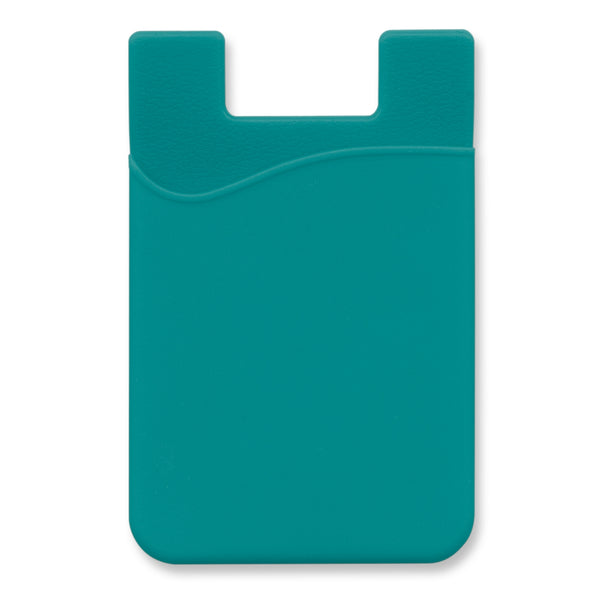 Cipher Silicone Phone Wallet - Indent (Teal)