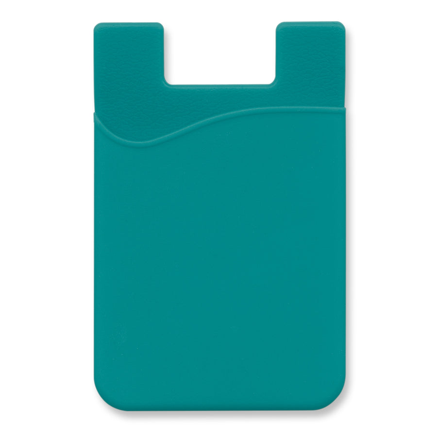 Cipher Silicone Phone Wallet - Indent (Teal)