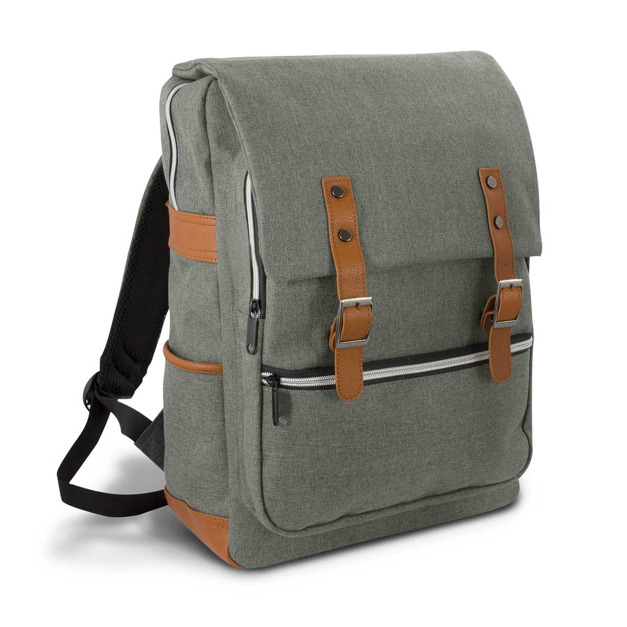 Merino Backpack (Grey/Brown)