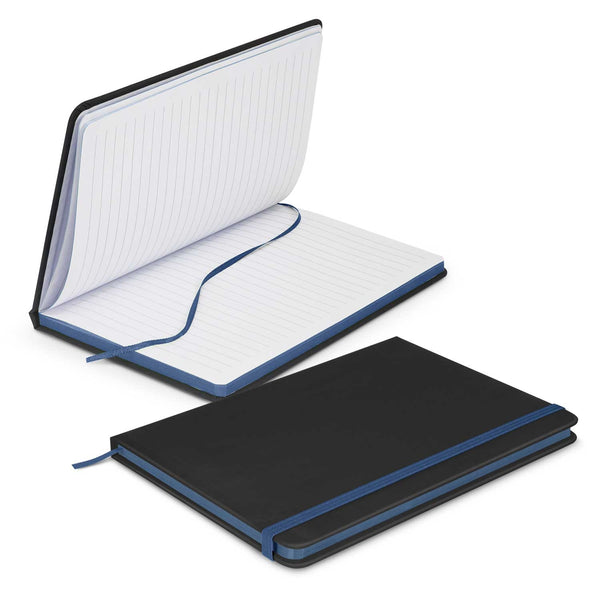Linen Black Notebook (Dark Blue)