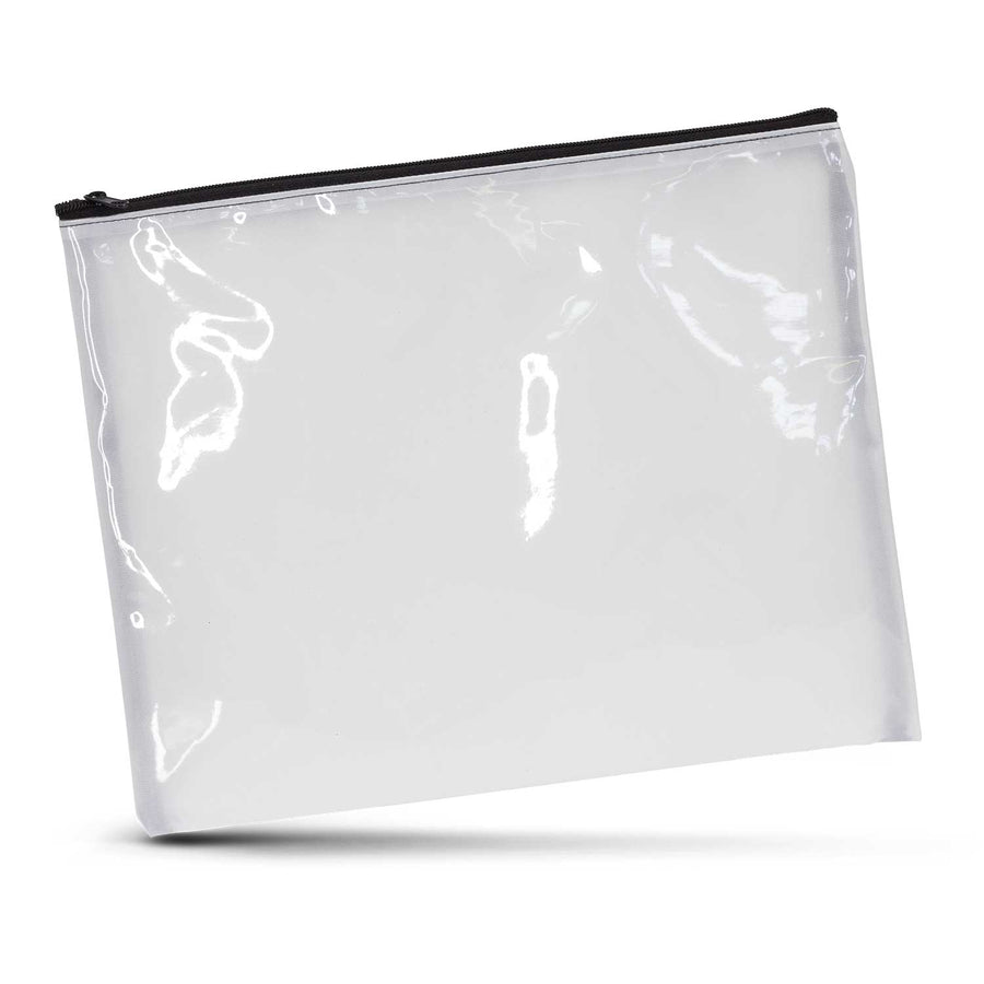 Clarity Cosmetic Bag - Large (White)