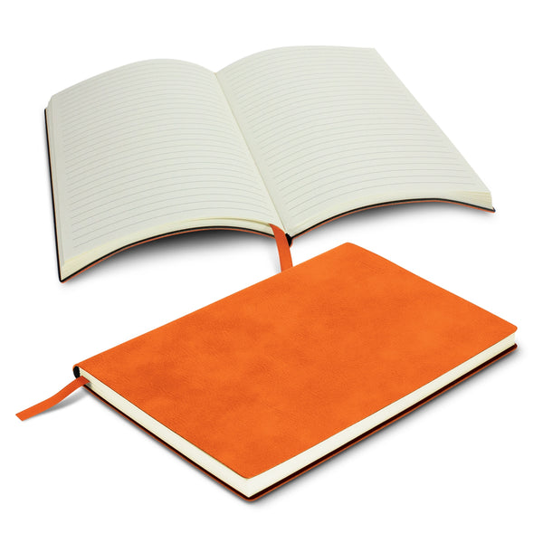 Linen Soft Cover Notebook (Orange)