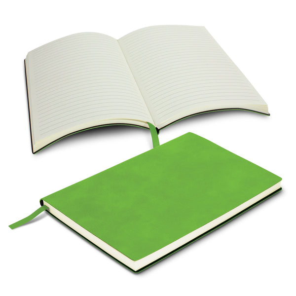 Linen Soft Cover Notebook (Bright Green)
