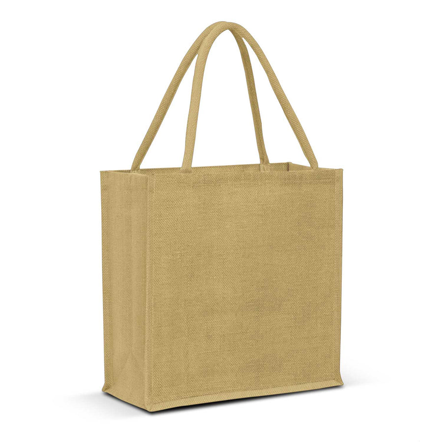 Greystone Jute Tote Bag - Colour Match (Natural)