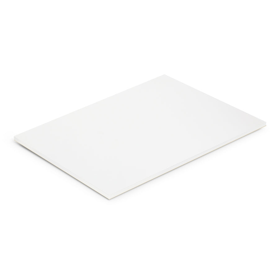 Linen A4 Note Pad - 50 Leaves (White)