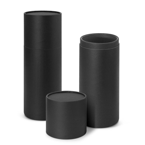 Cylinder Drink Bottle Gift Tube - Large (Black)