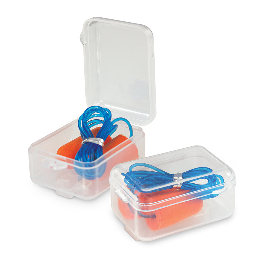 Drift Foam Earplugs with Case (Orange)
