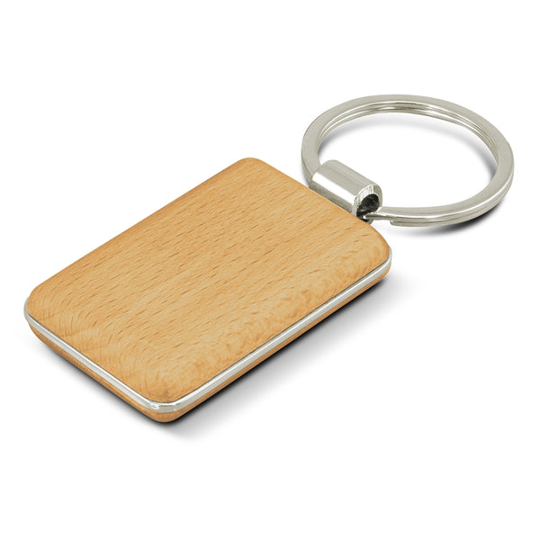 Kauri Key Ring - Rectangle (Natural)
