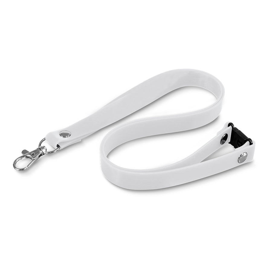 Drift Silicone Lanyard (White)