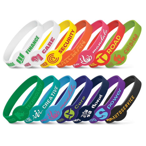Rally Silicone Wrist Band - Embossed (Navy)