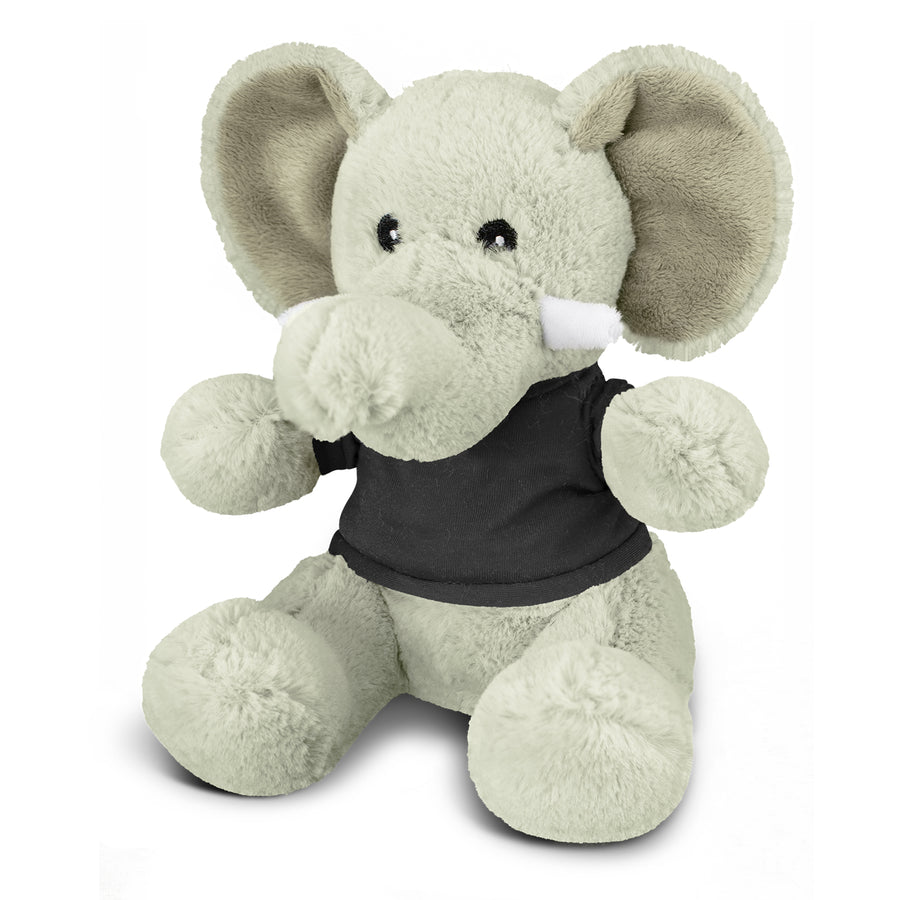 Safari Elephant Plush Toy (Black)