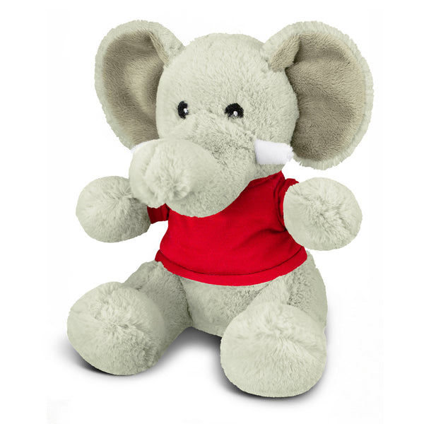 Safari Elephant Plush Toy (Red)