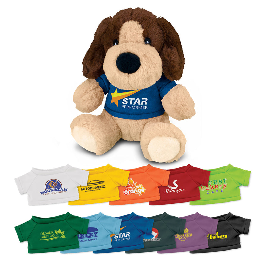 Loyal Dog Plush Toy (T-Shirt: White)