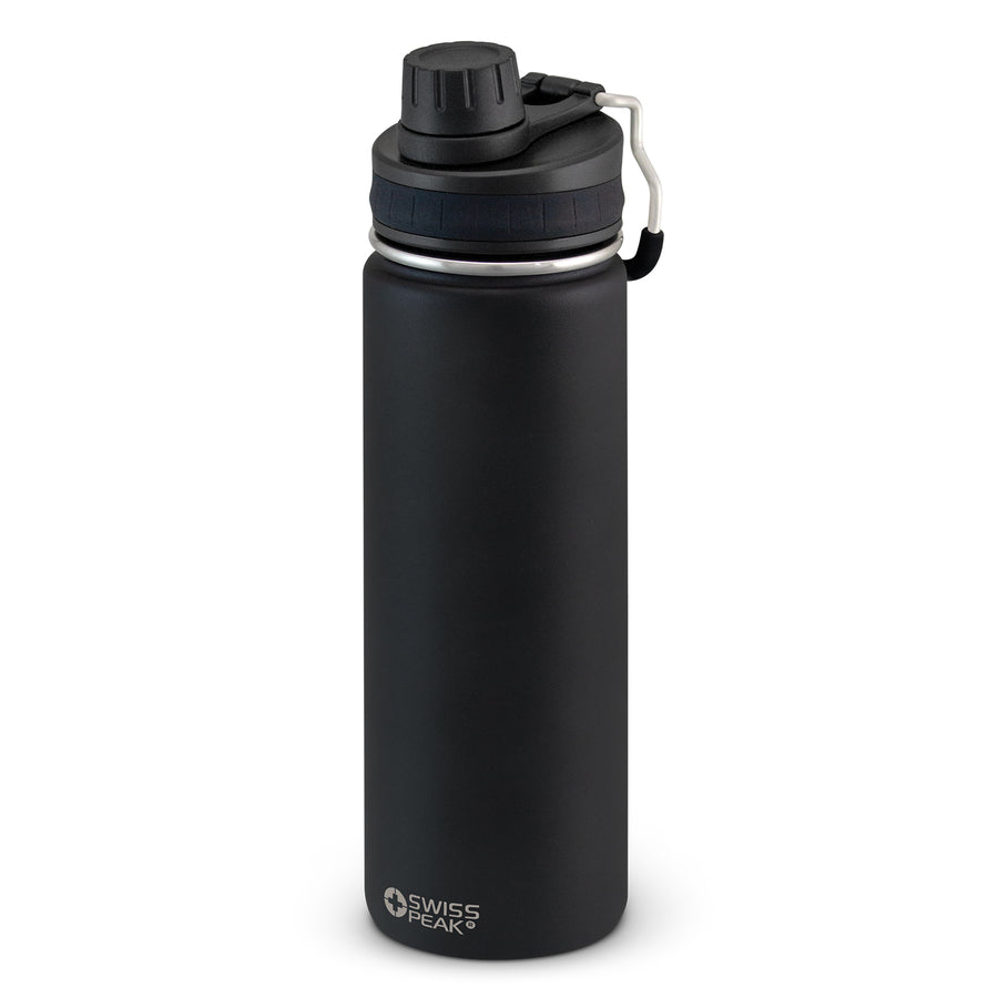 Swiss Peak Vacuum Bottle (Black)
