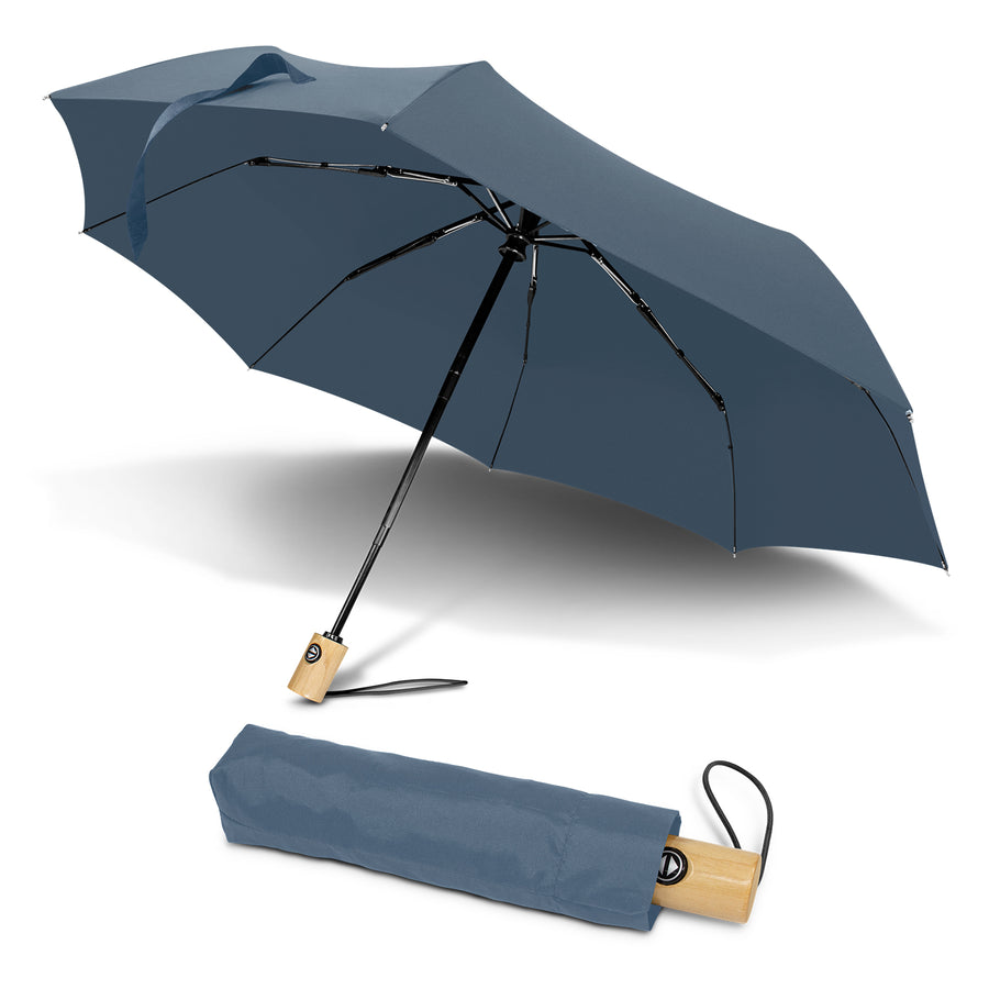 Crest RPET Compact Umbrella (Petrol Blue)