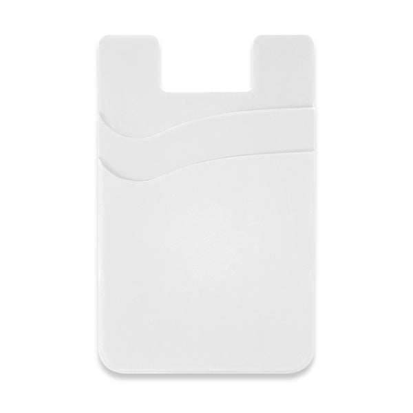 Pixel Dual Silicone Phone Wallet - Full Colour (White)