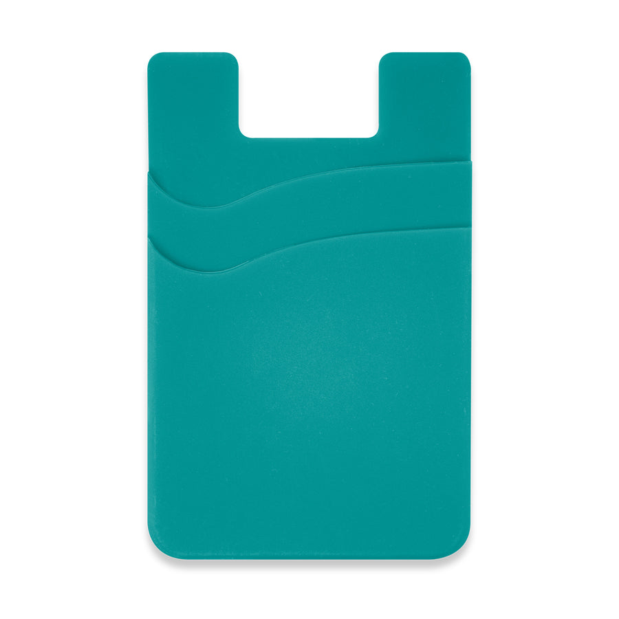 Pixel Dual Silicone Phone Wallet - Full Colour (Teal)