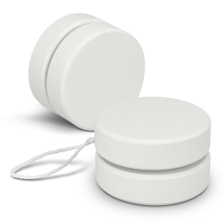 Spin Wooden Yoyo (White)