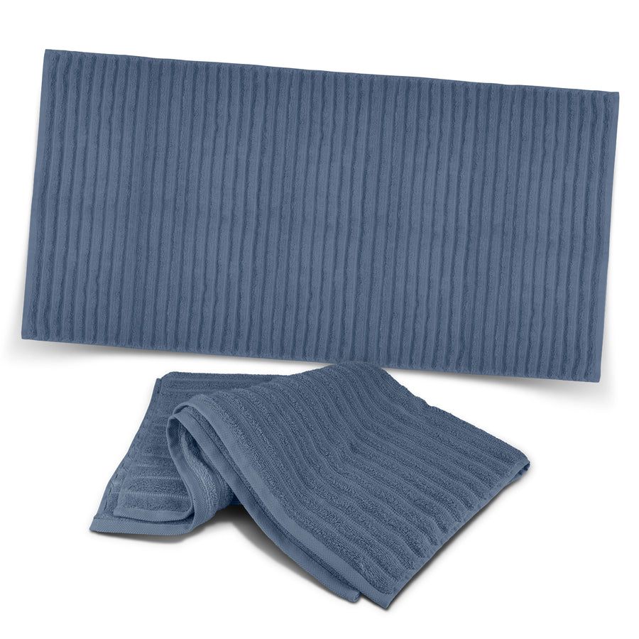 Reef Luxury Towel (Slate Blue)