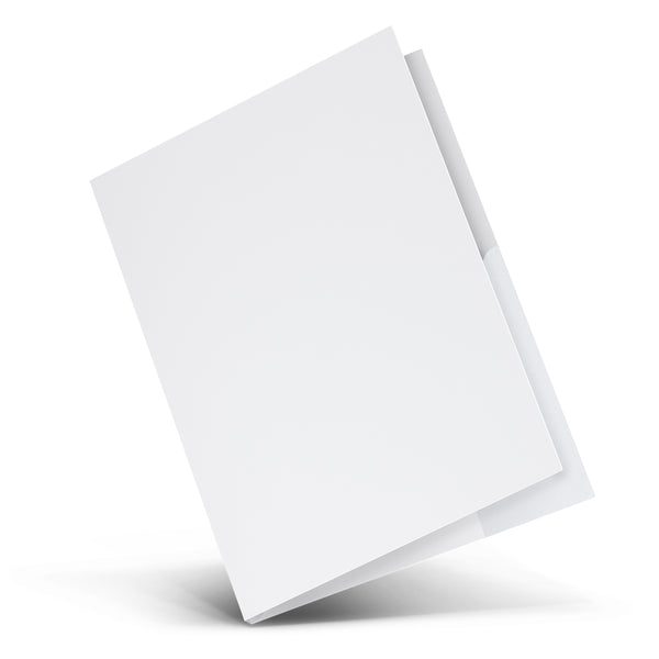 Atlas A4 Presentation Folder with Twin Pockets (White)