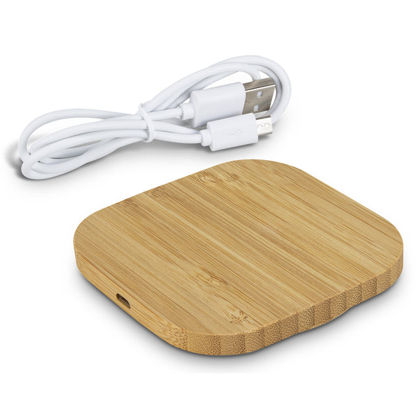 Grove Bamboo Wireless Charger - Square (Natural)