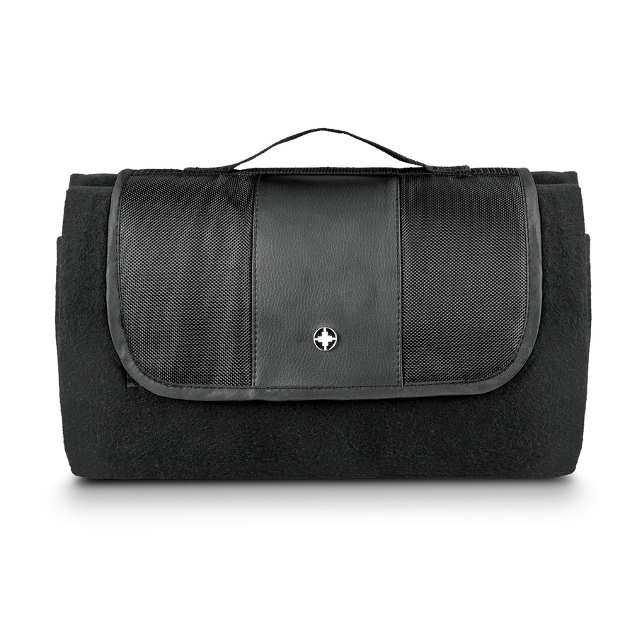 Swiss Peak Picnic Blanket (Black)