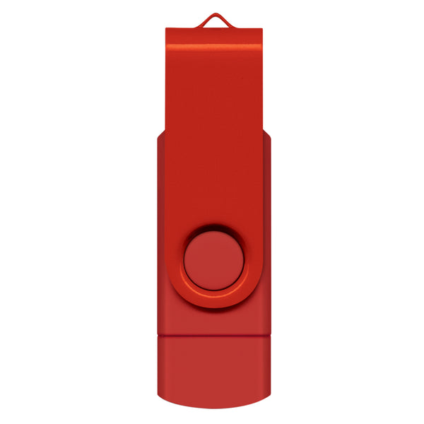 Apex 8GB Dual Flash Drive (Red)