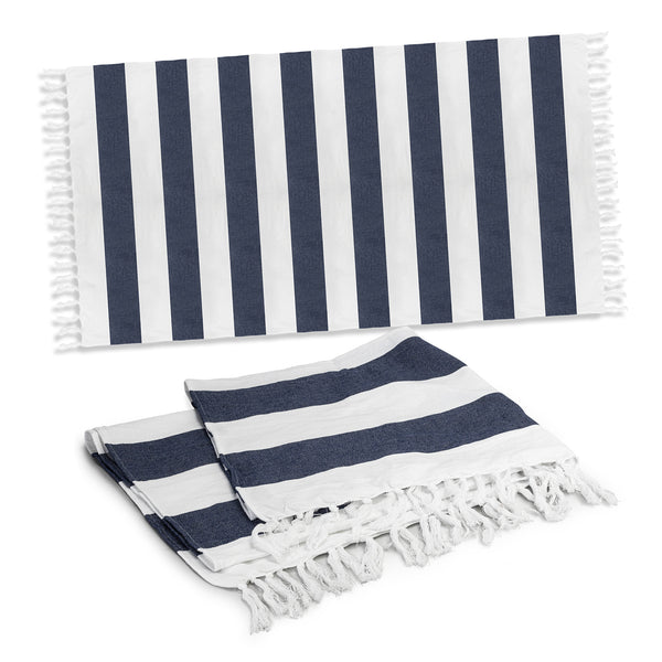 Weft Cotton Towel (Navy)