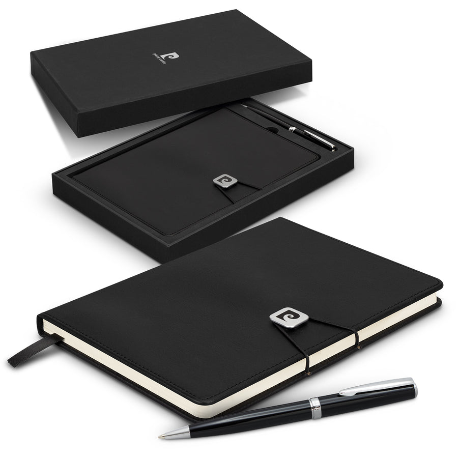 Pierre Cardin Biarritz Notebook and Pen Gift Set (Navy)