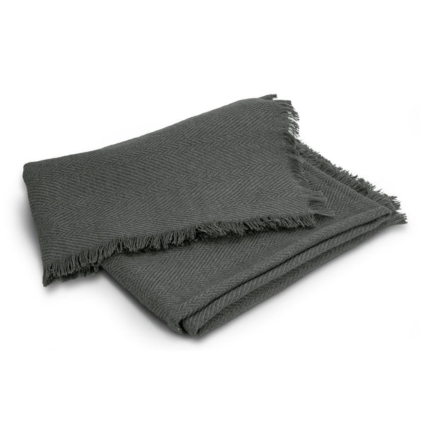 Fjord Throw Blanket (Charcoal)