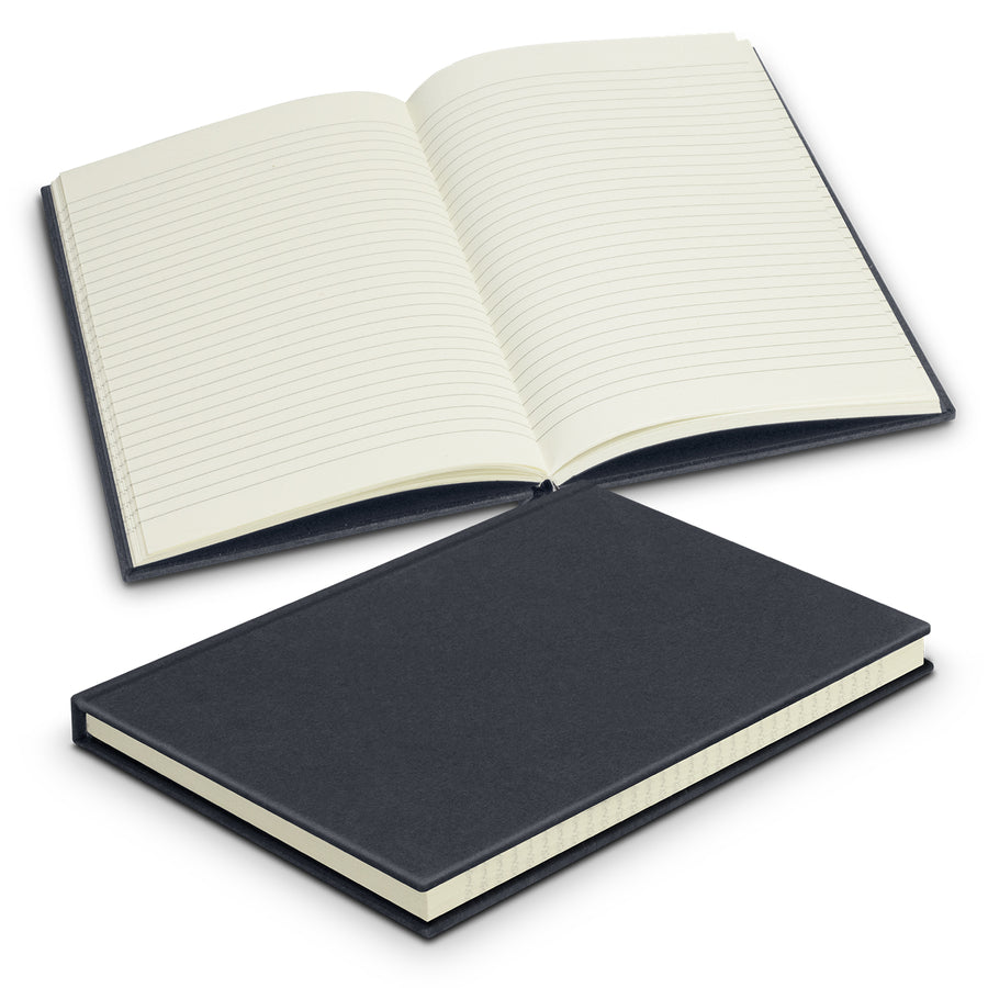 Linen Hard Cover Notebook (Navy)