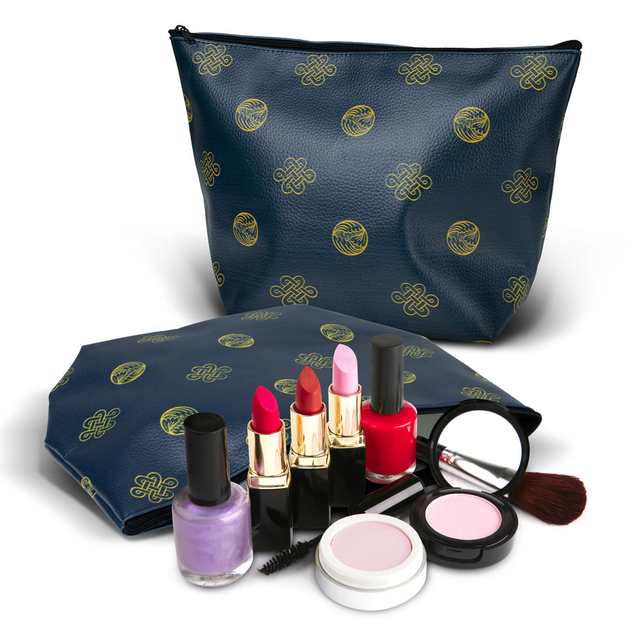 Luxe Cosmetic Bag - Medium (White)
