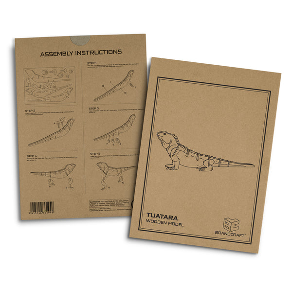 BRANDCRAFT Tuatara Wooden Model (Natural)