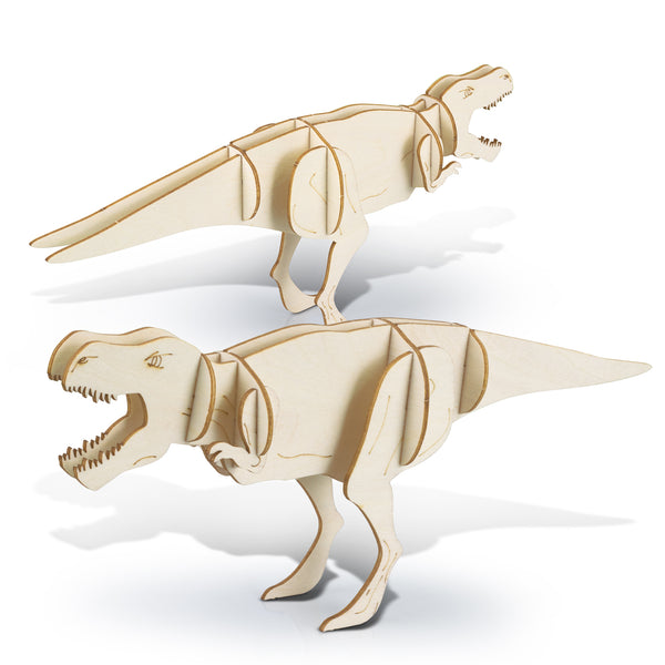 BRANDCRAFT Tyrannosaurus Rex Wooden Model (Natural)