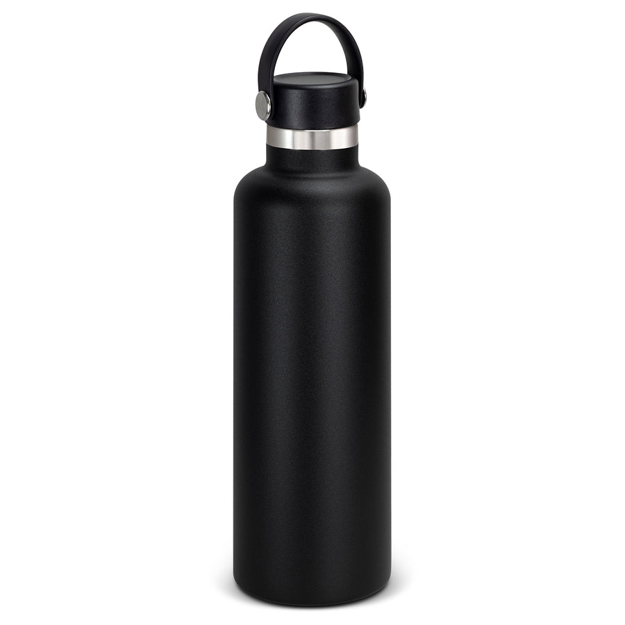 Fjord Vacuum Bottle 1L - Carry Lid (Black)