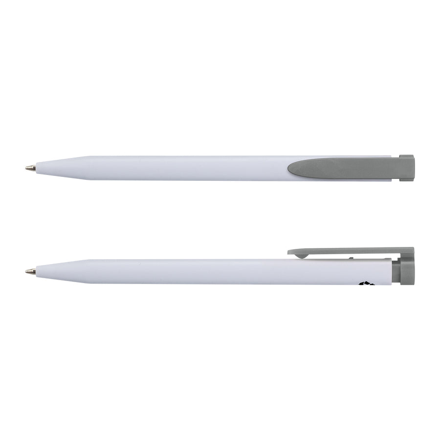 Sage Recycled Plastic Pen (White/Grey)