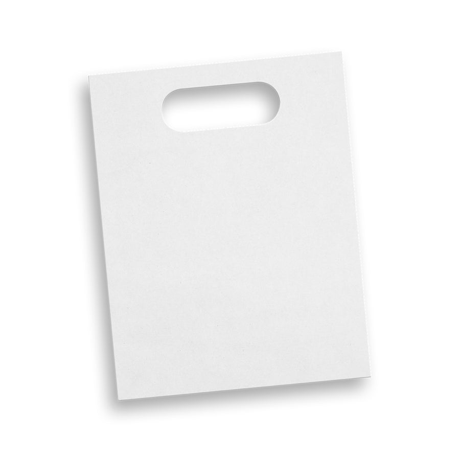 Kraft Medium Die Cut Paper Bag Portrait (White)